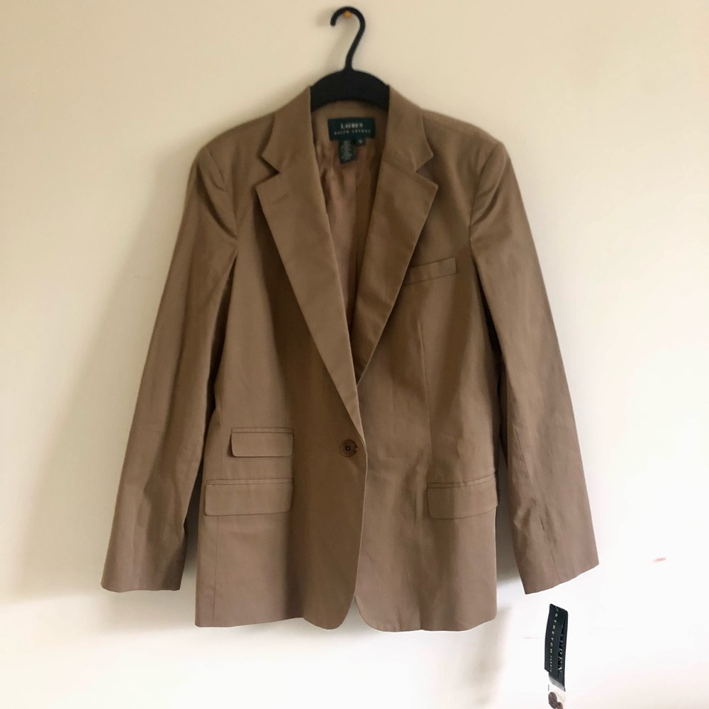 Lands' End Women's Tan Blazer
